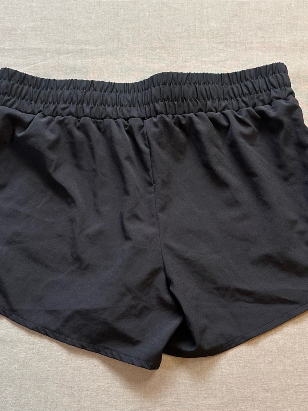 abercrombie kids Black Athletic Shorts with Logo Print - Picture 4 of 7